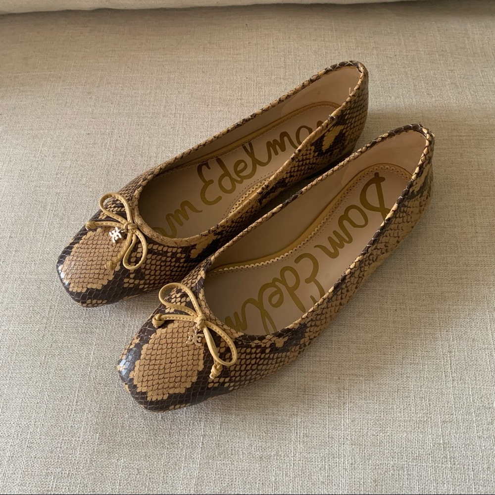 Sam Edelman Jillie Embossed Snake Ballet Flat